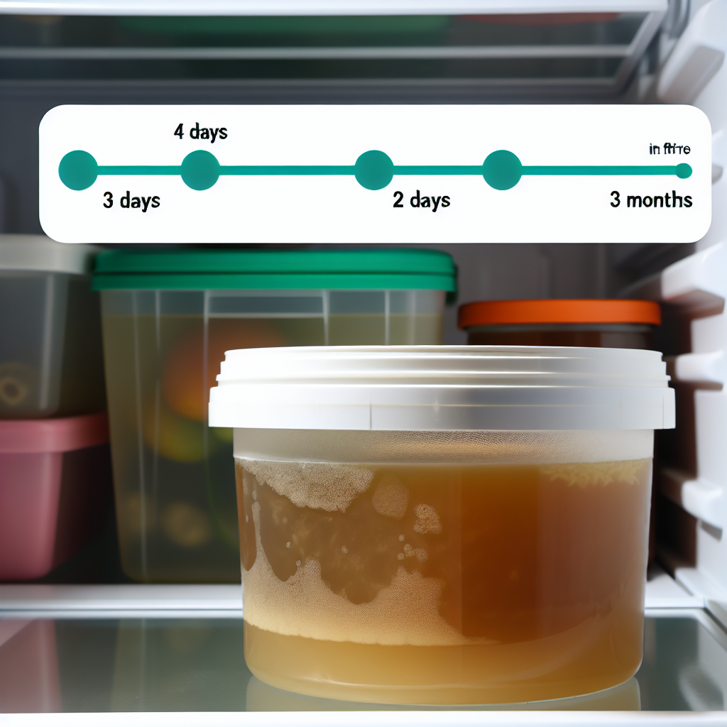 Quanto Tempo Può Durare il Brodo Fatto in Casa in Frigo: Guida Pratica e Consigli 1 Quanto Tempo Può Durare il Brodo Fatto in Casa in Frigo: Guida Pratica e Consigli