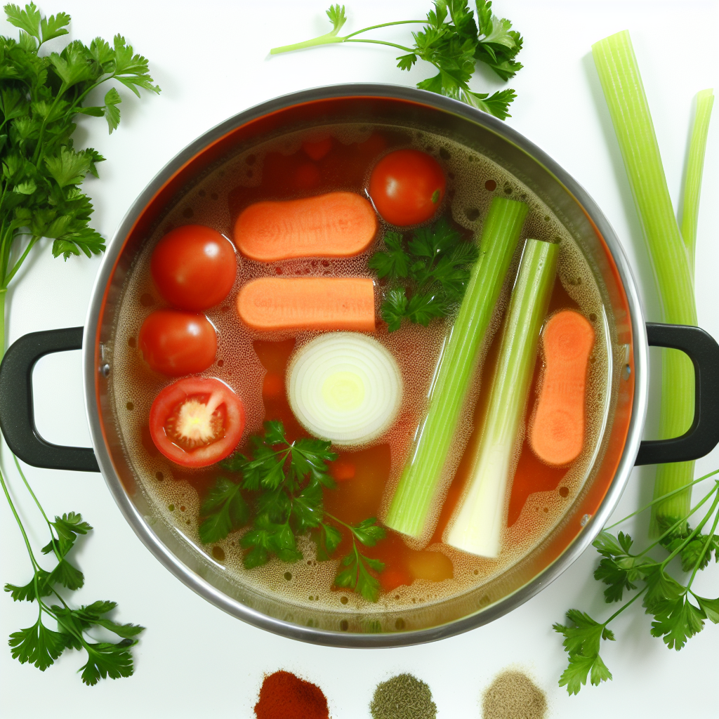 Come Preparare un Brodo Vegetale Ricco e Saporito: Guida Facile e Veloce 1 Come Preparare un Brodo Vegetale Ricco e Saporito: Guida Facile e Veloce