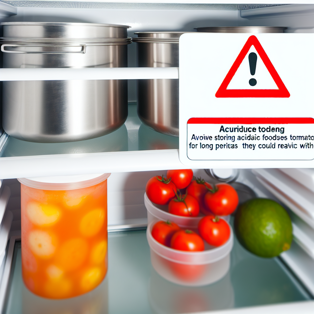 Posso Conservare il Cibo in Pentole d'Acciaio in Frigo? Ecco Cosa Devi Sapere! 1 Posso Conservare il Cibo in Pentole d'Acciaio in Frigo? Ecco Cosa Devi Sapere!