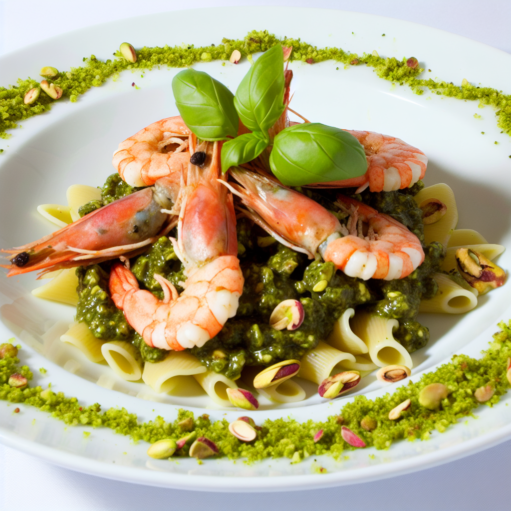 Delizioso Pesto di Pistacchi e Gamberi: Ricetta Facile e Velocissima 1 Delizioso Pesto di Pistacchi e Gamberi: Ricetta Facile e Velocissima