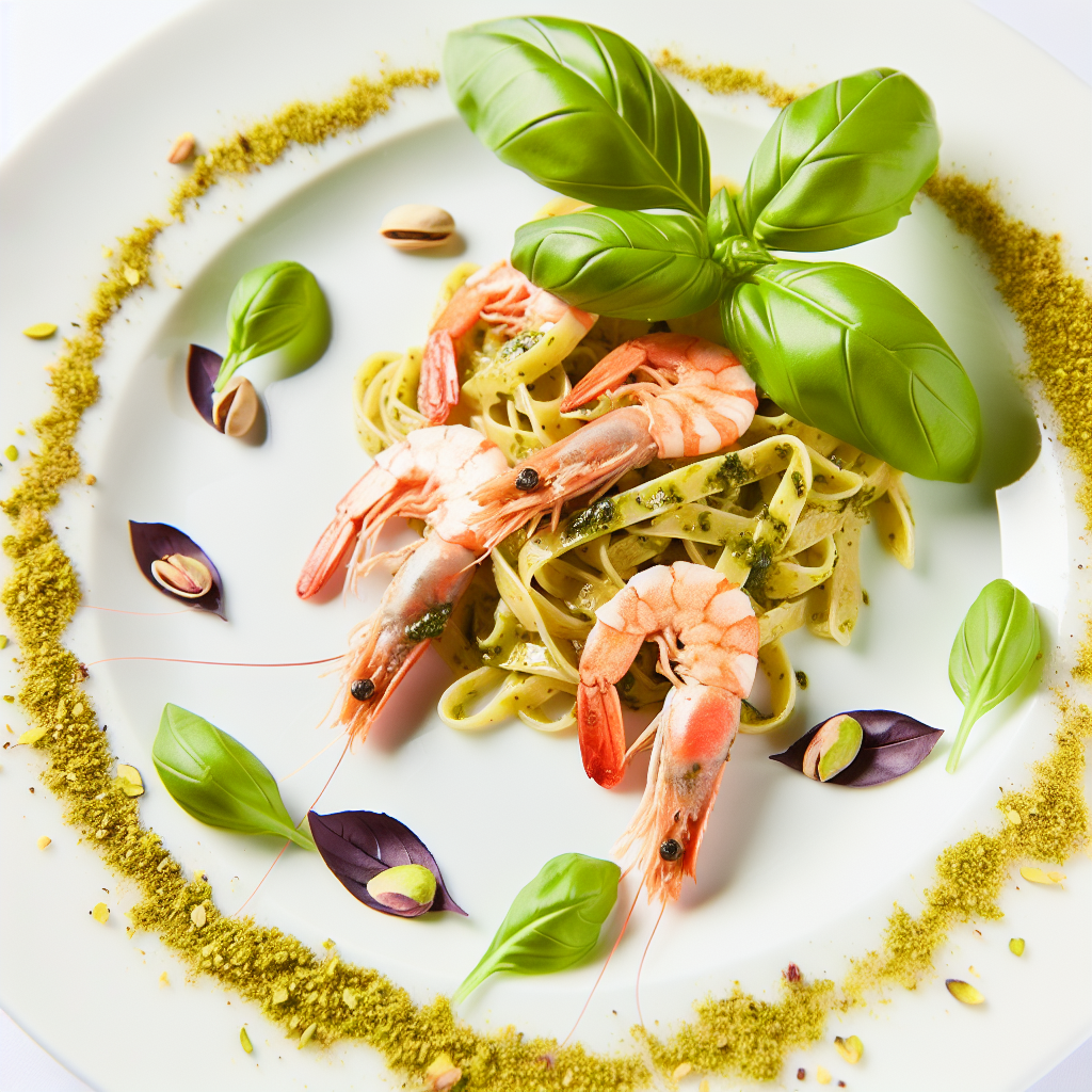 Pasta con Gamberoni e Pesto di Pistacchi: Un Delizioso Abbinamento di Sapori 1 Pasta con Gamberoni e Pesto di Pistacchi: Un Delizioso Abbinamento di Sapori
