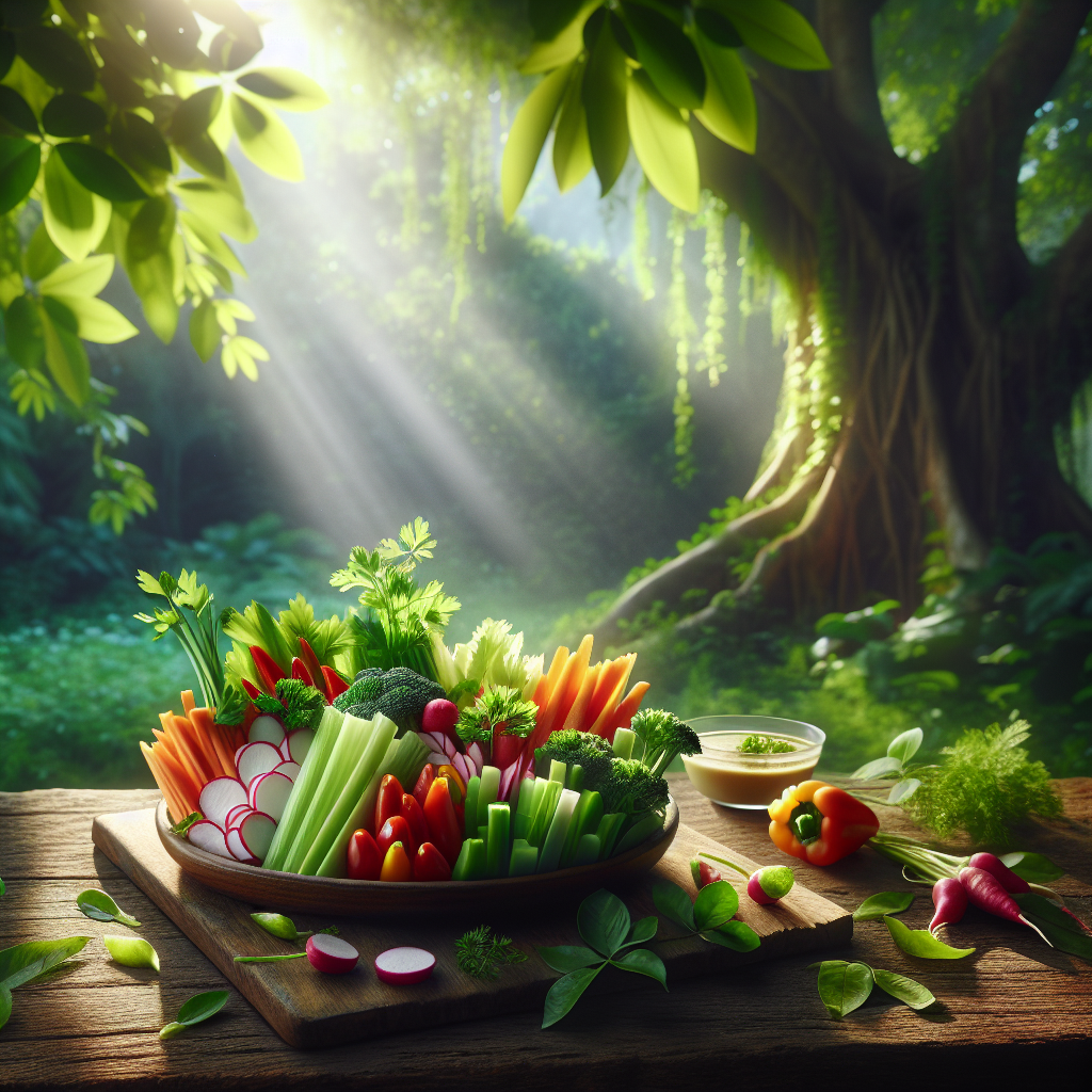 Cruditè Fresche e Colorate: Un Antipasto Leggero e Gustoso 1 Cruditè Fresche e Colorate: Un Antipasto Leggero e Gustoso