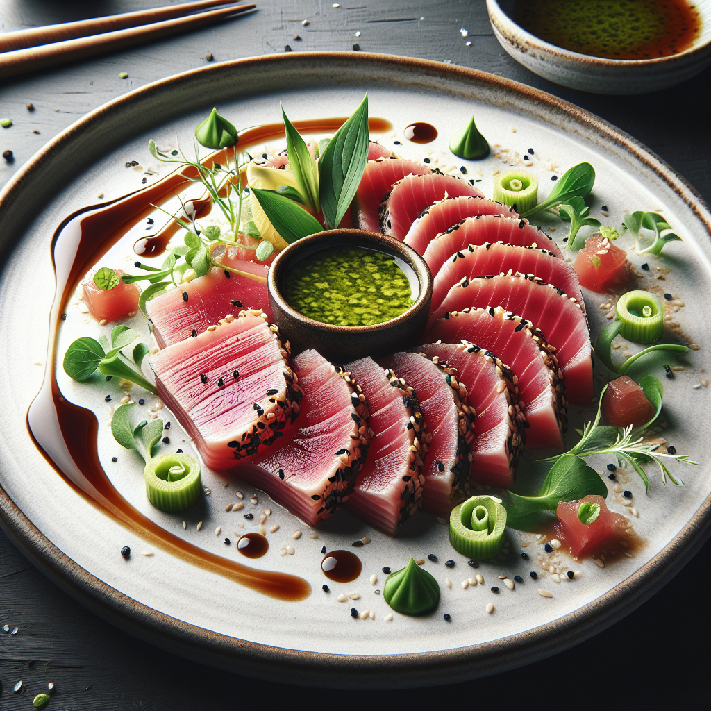 Tataki di Tonno Gourmet: Un Delicato Incontro di Sapori 1 Tataki di Tonno Gourmet: Un Delicato Incontro di Sapori