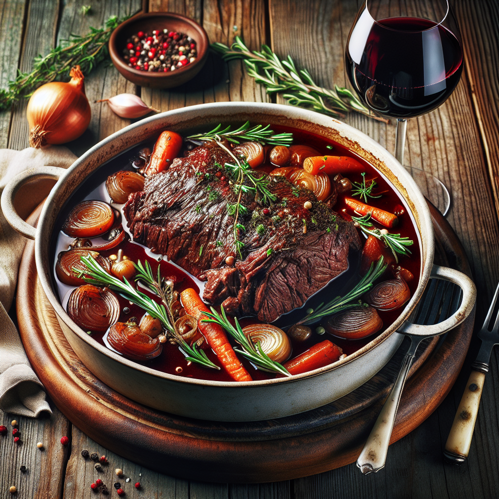 Brasato al Barolo: Un Classico della Cucina Italiana 1 Brasato al Barolo: Un Classico della Cucina Italiana