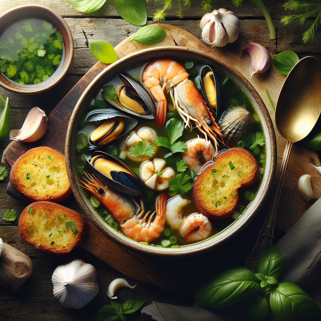 Zuppa di pesce con crostini all'aglio: un piatto da gustare 1 Zuppa di pesce con crostini all'aglio: un piatto da gustare