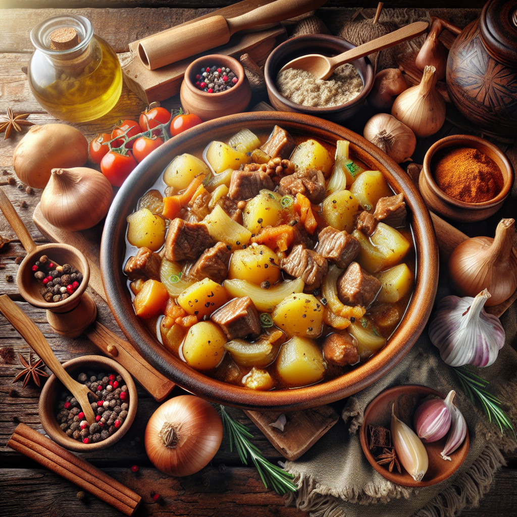 Spezzatino con Patate della Nonna: Ricetta Tradizionale e Gustosa 1 Spezzatino con Patate della Nonna: Ricetta Tradizionale e Gustosa