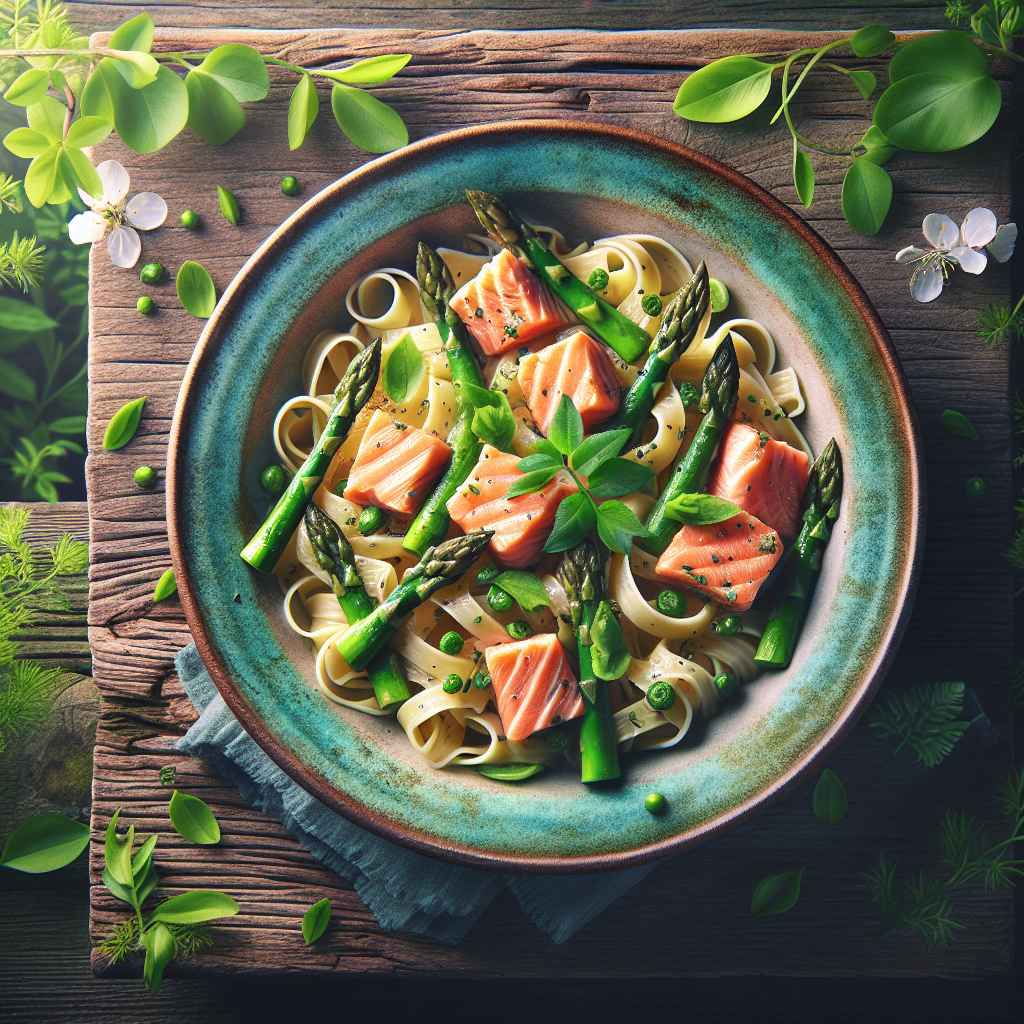 Pasta con Asparagi e Salmone: Un Gusto Primaverile da Provare 1 Pasta con Asparagi e Salmone: Un Gusto Primaverile da Provare