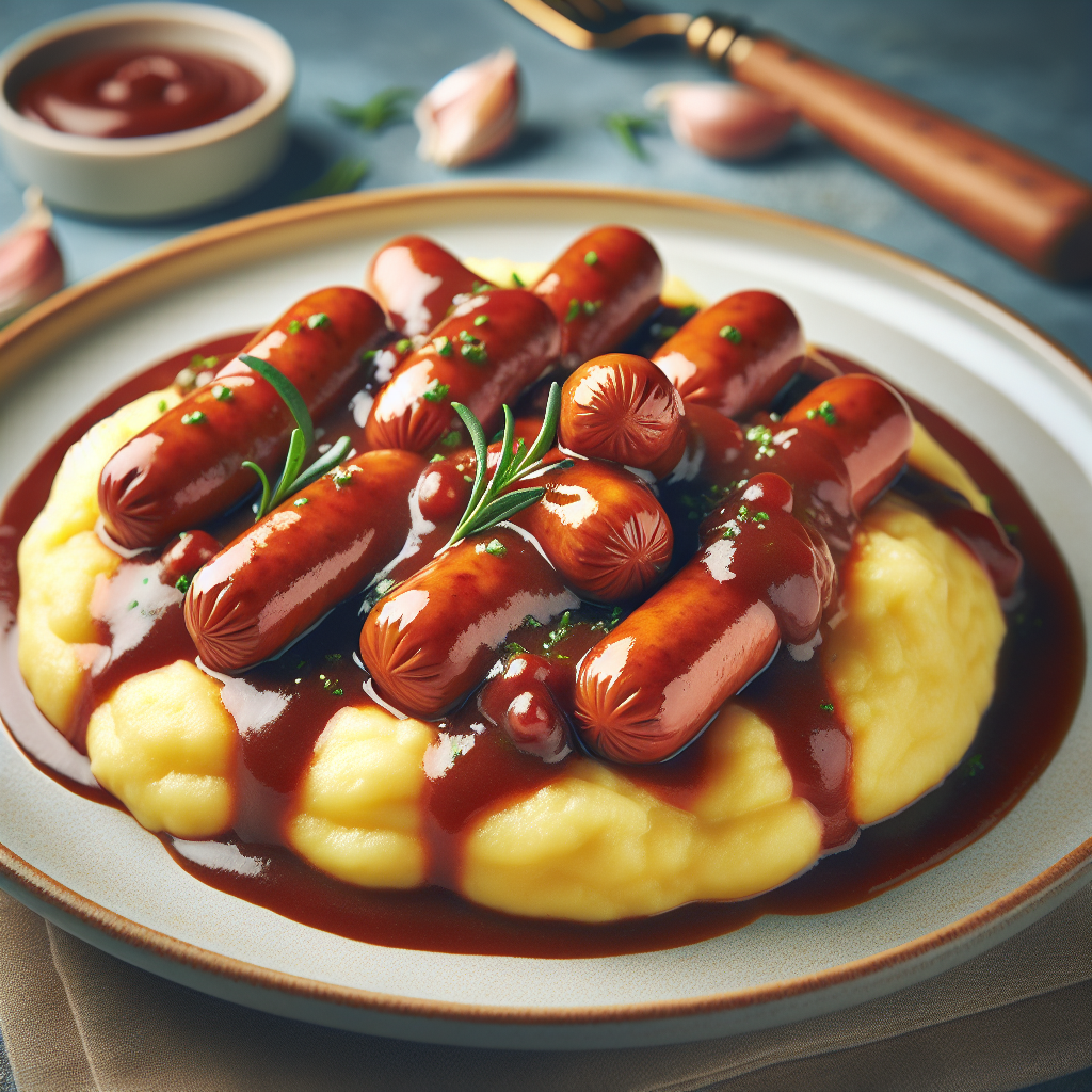 Polenta Cremosa con Salsicce al Sugo Gourmet 1 Polenta Cremosa con Salsicce al Sugo Gourmet