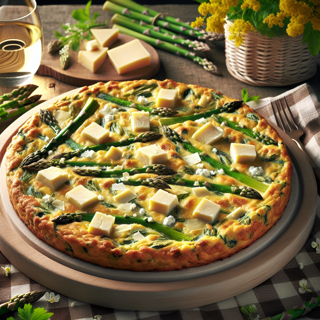 Frittata di Asparagi Selvatici e Pecorino: Gusto e Tradizione 1 Frittata di Asparagi Selvatici e Pecorino: Gusto e Tradizione