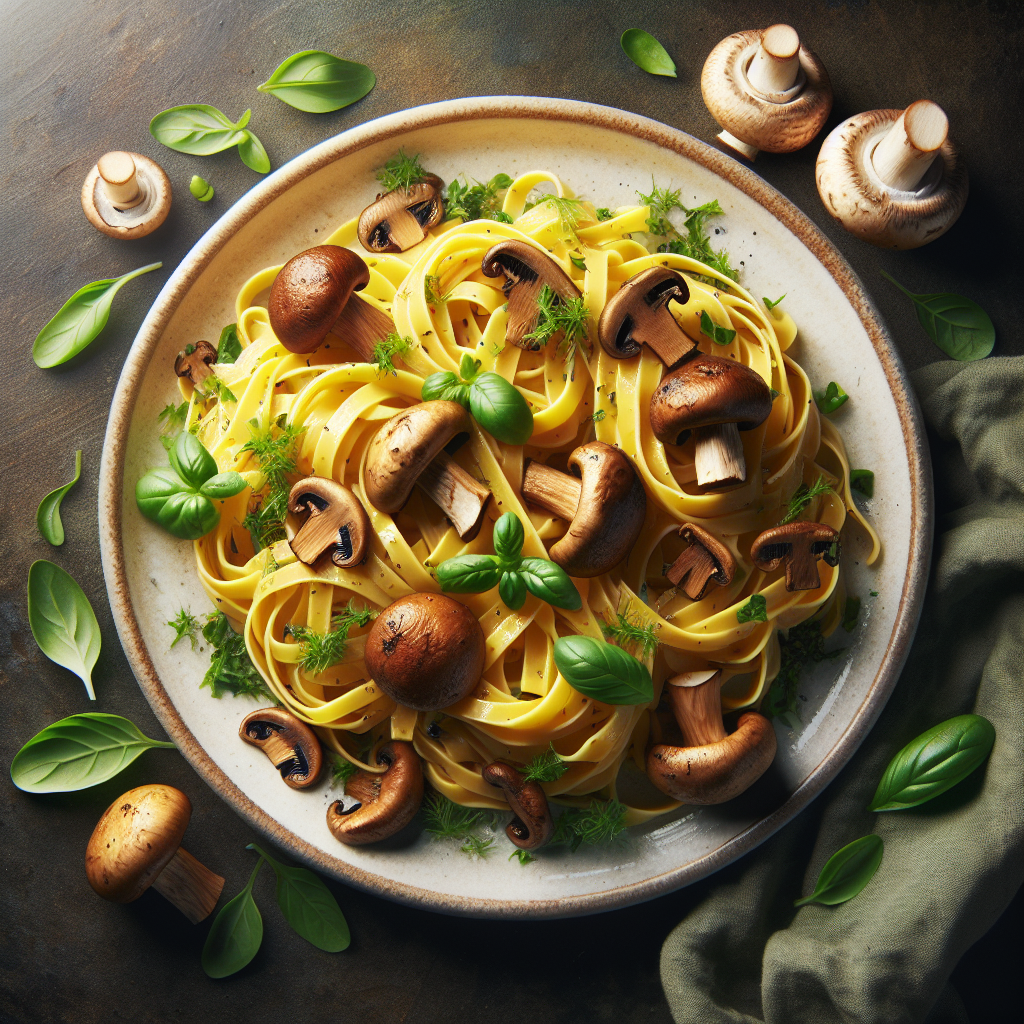 Fettuccine ai Funghi Porcini: Un Gusto Autentico e Ricco 1 Fettuccine ai Funghi Porcini: Un Gusto Autentico e Ricco