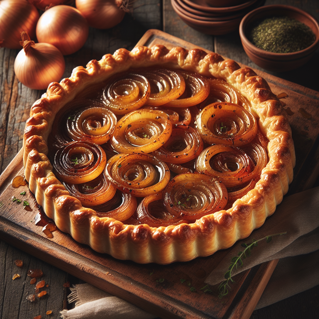 Tarte Tatin di Cipolle Caramellate: Un Delizioso Antipasto Rust 1 Tarte Tatin di Cipolle Caramellate: Un Delizioso Antipasto Rust