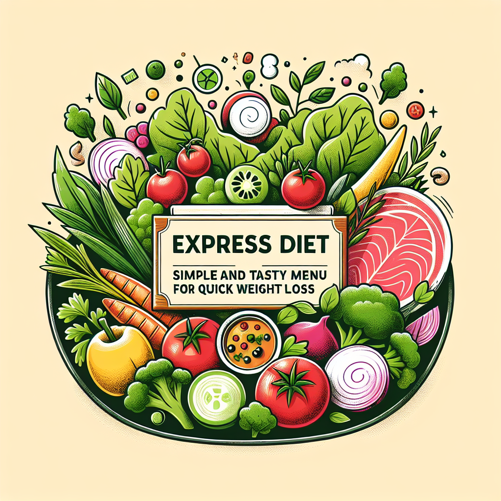 Dieta Express: Menù Semplice e Gustoso per Dimagrire Velocemente 1 Dieta Express: Menù Semplice e Gustoso per Dimagrire Velocemente