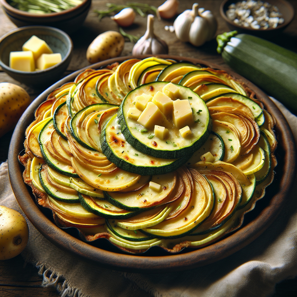 Tortino di Patate, Zucchine e Scamorza: Ricetta Facile 1 Tortino di Patate, Zucchine e Scamorza: Ricetta Facile e