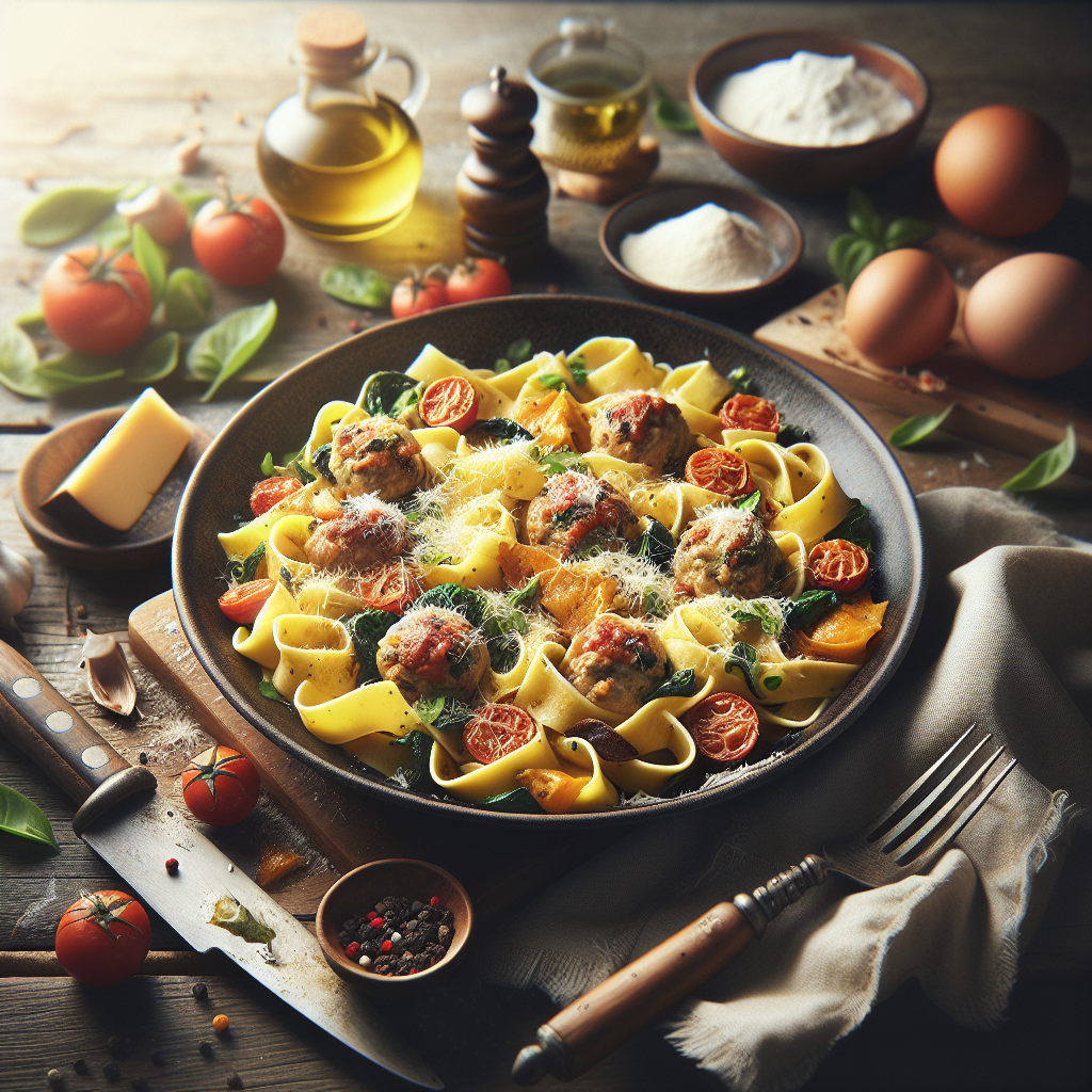 Pappardelle Ripiene: Gusto e Tradizione in Ogni Morso 1 Pappardelle Ripiene: Gusto e Tradizione in Ogni Morso
