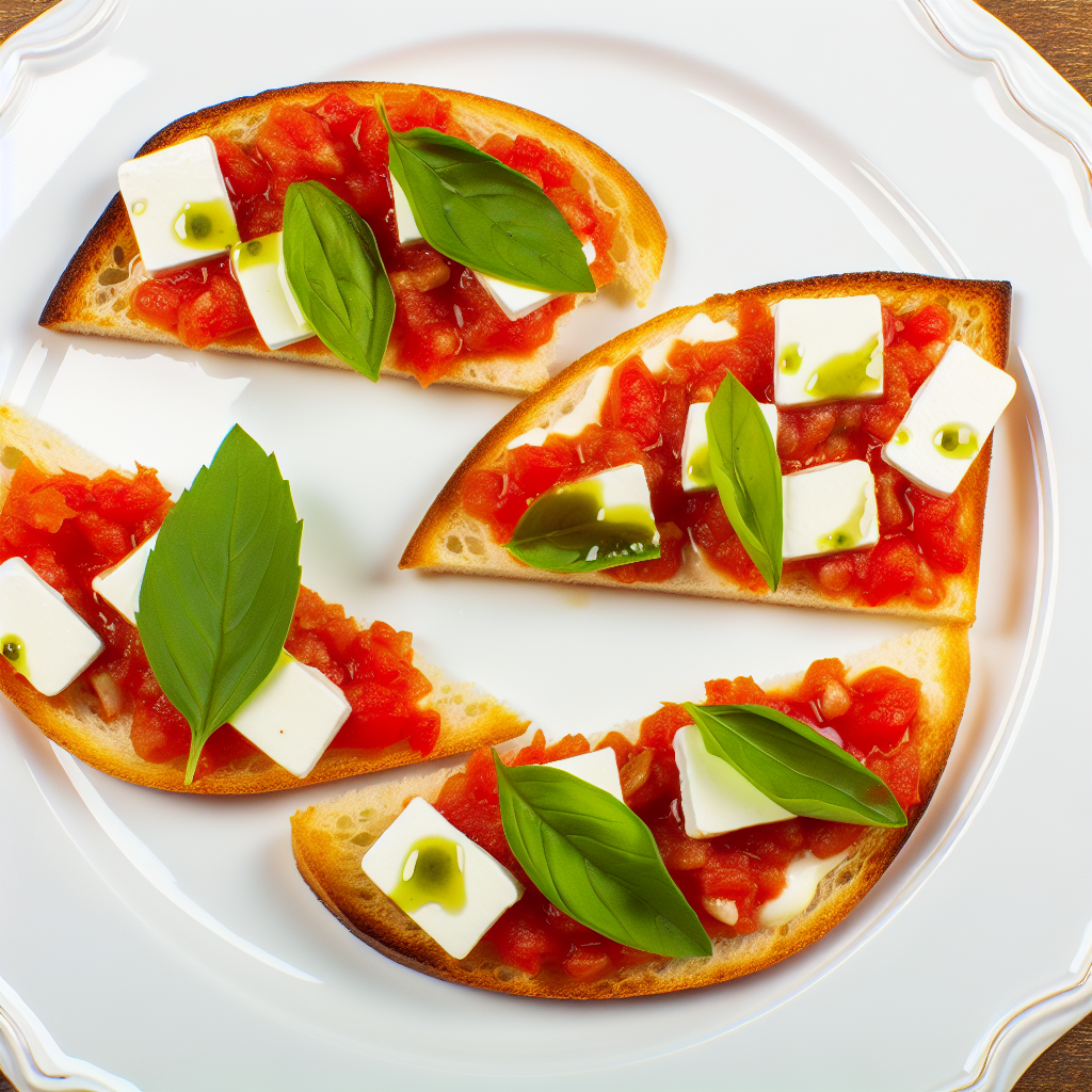 Bruschetta Pizza: La Ricetta Deliziosa per un Antipasto Creativo 1 Bruschetta Pizza: La Ricetta Deliziosa per un Antipasto Creativo