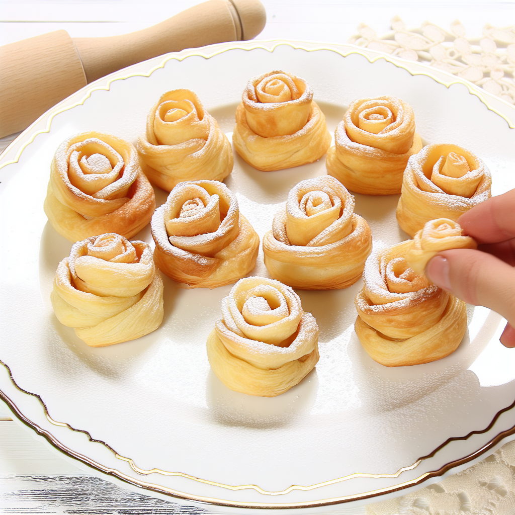 Rose di Pasta Sfoglia: Ricetta Facile e Veloce per Gustosi Snack 1 Rose di Pasta Sfoglia: Ricetta Facile e Veloce per Gustosi Snack