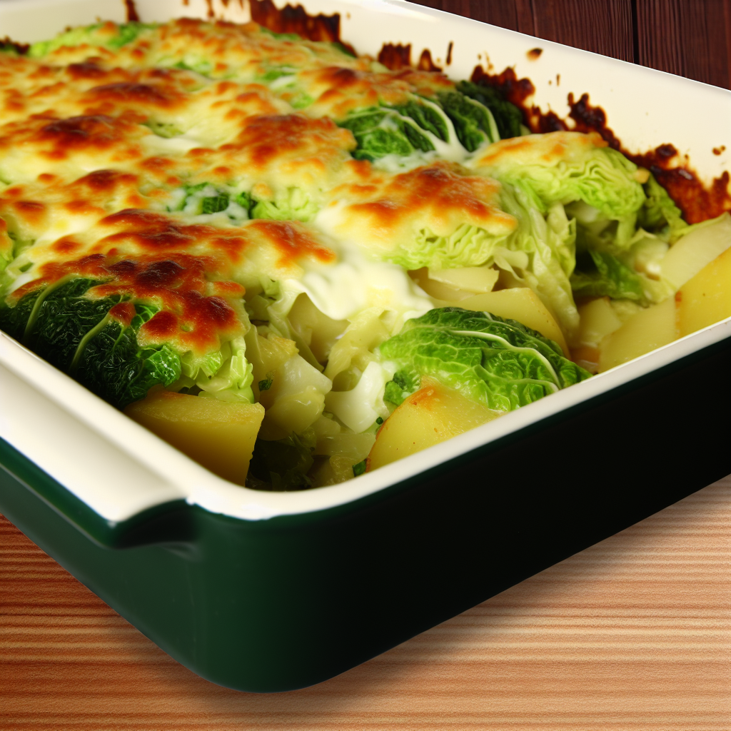 Verza e Patate al Forno con Mozzarella: Ricetta Gustosa e Facile da Preparare 1 Verza e Patate al Forno con Mozzarella: Ricetta Gustosa e Facile da Preparare