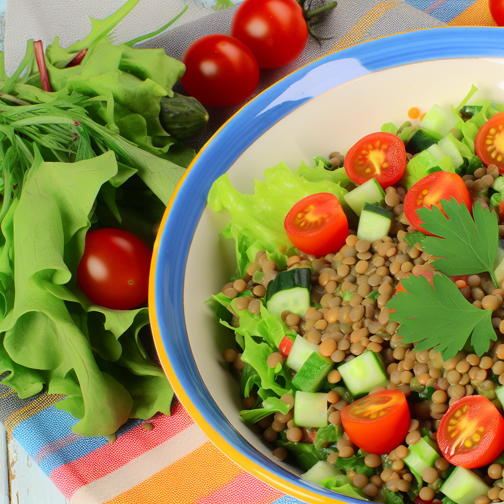 Deliziosa Ricetta Estiva con Lenticchie: Insalata Fresca e Sana 1 Deliziosa Ricetta Estiva con Lenticchie: Insalata Fresca e Sana