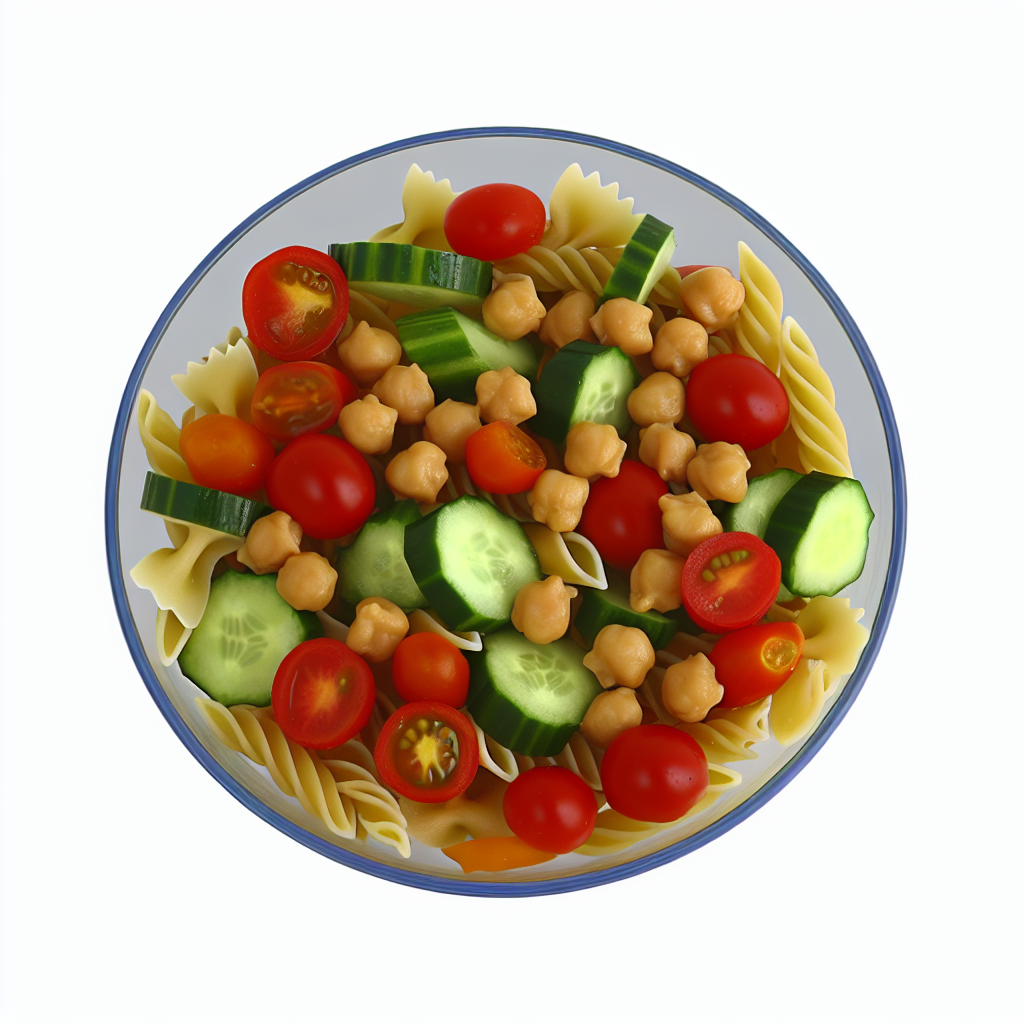 Insalata di Pasta con Ceci e Verdure: Ricetta Facile e Nutriente 1 Insalata di Pasta con Ceci e Verdure: Ricetta Facile e Nutriente