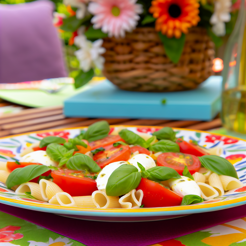Insalata di Pasta alla Caprese: Ricetta Fresca e Deliziosa per l'Estate 1 Insalata di Pasta alla Caprese: Ricetta Fresca e Deliziosa per l'Estate