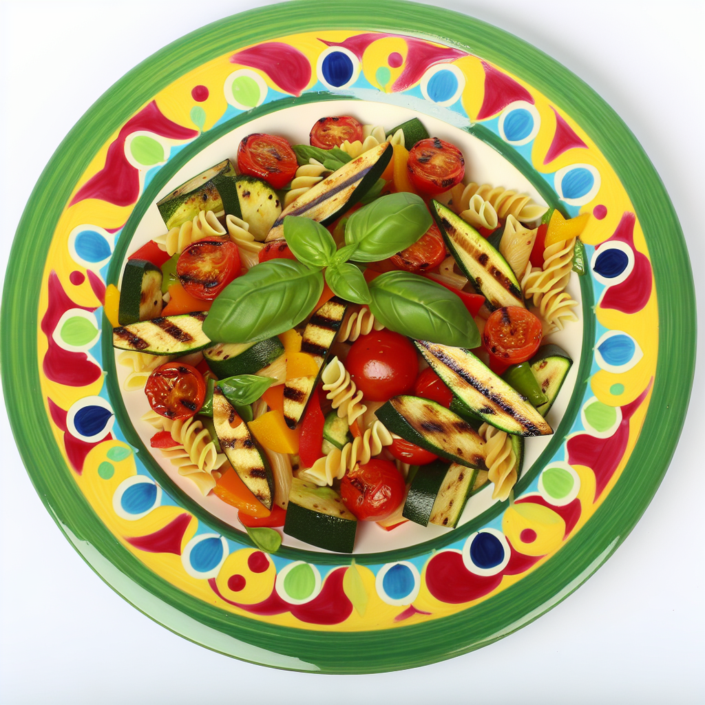 Insalata di Pasta con Verdure Grigliate: Ricetta Fresca e Gustosa! 1 Insalata di Pasta con Verdure Grigliate: Ricetta Fresca e Gustosa!