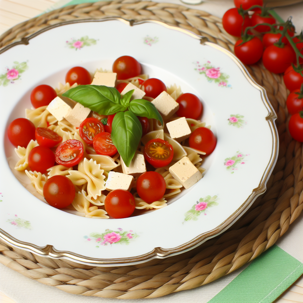 Pasta Fredda con Pomodorini e Tofu: Un Piatto Estivo Sano e Gustoso! 1 Pasta Fredda con Pomodorini e Tofu: Un Piatto Estivo Sano e Gustoso!