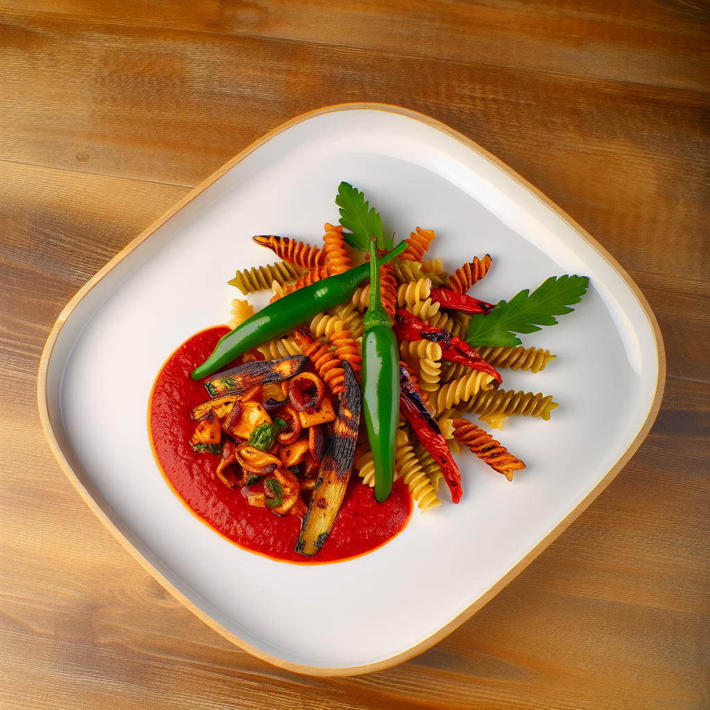 Pasta Fredda con Salsa Harissa e Verdure Grigliate: Ricetta Facile e Gustosa 1 Pasta Fredda con Salsa Harissa e Verdure Grigliate: Ricetta Facile e Gustosa