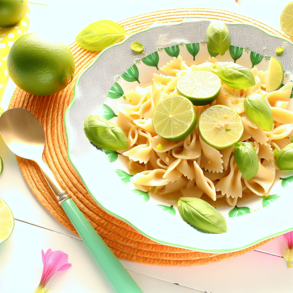 Pasta Fredda con Zenzero e Lime: Ricetta Fresca e Originale per l'Estate 1 Pasta Fredda con Zenzero e Lime: Ricetta Fresca e Originale per l'Estate