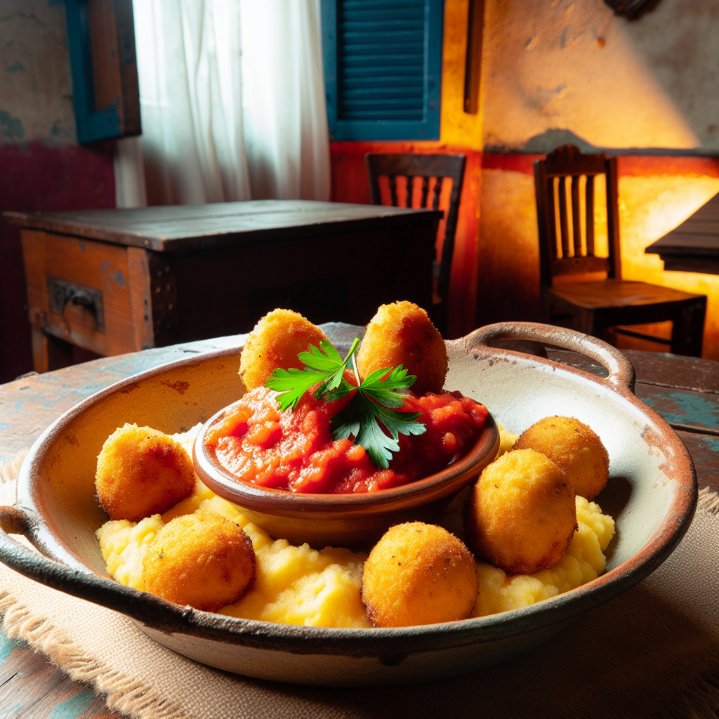 Sgagliozze Baresi: La Ricetta Perfetta per Gustose Polpette di Polenta Fritta Croccante 1 Sgagliozze Baresi: La Ricetta Perfetta per Gustose Polpette di Polenta Fritta Croccante