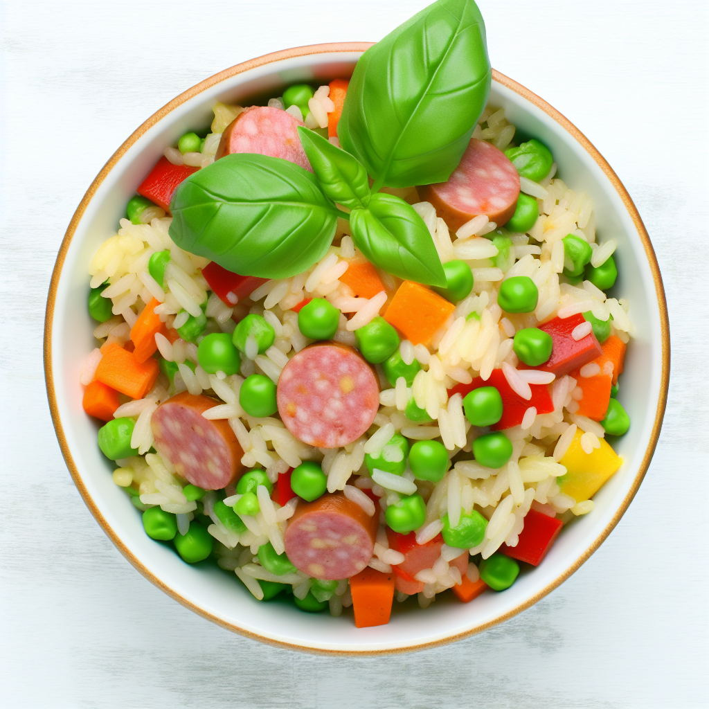Insalata di Riso Classica: Ricetta Gustosa con Verdure e Wurstel 1 Insalata di Riso Classica: Ricetta Gustosa con Verdure e Wurstel