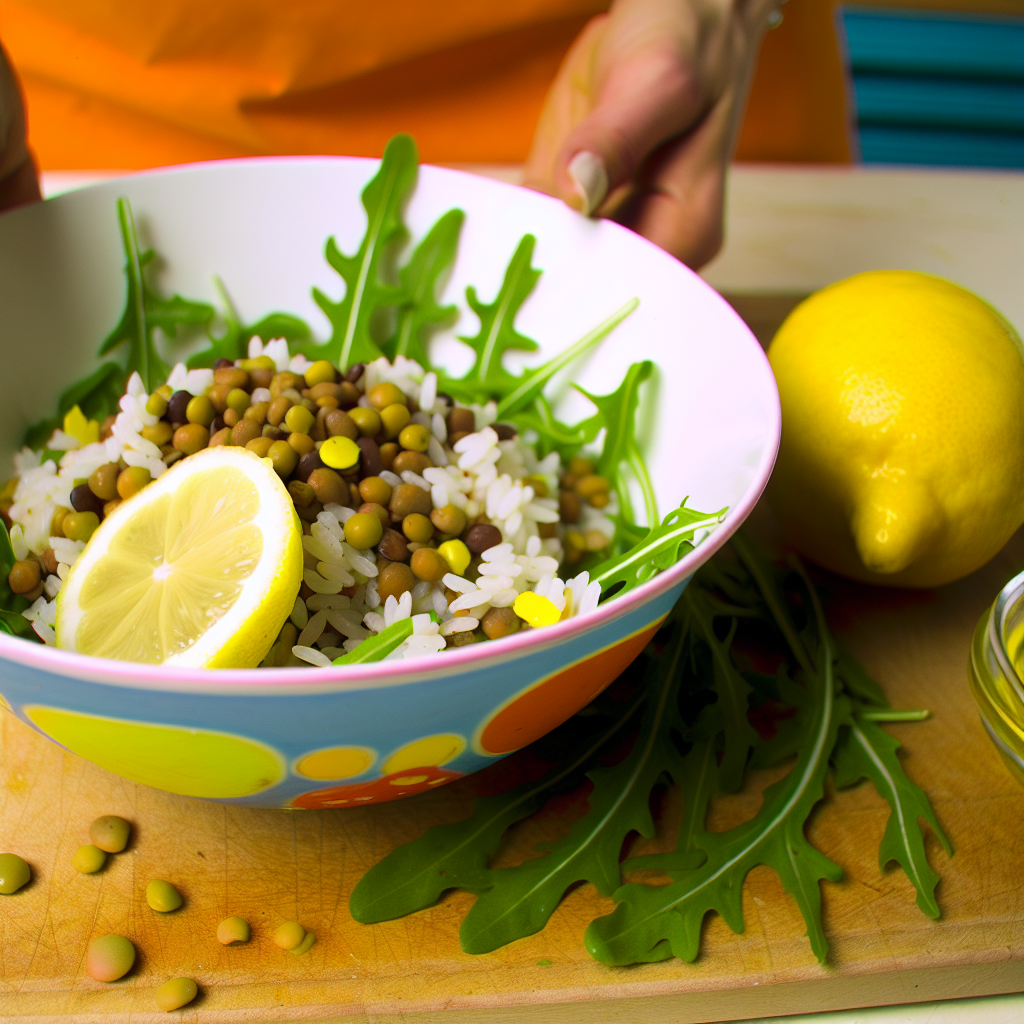 Insalata di Riso con Lenticchie e Rucola: Una Ricetta Semplice e Nutriente 1 Insalata di Riso con Lenticchie e Rucola: Una Ricetta Semplice e Nutriente
