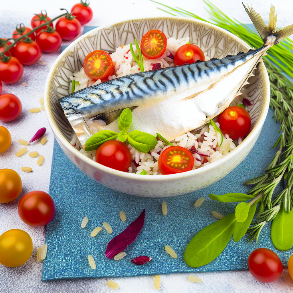 Insalata di Riso con Sgombro e Pomodorini: Una Ricetta Facile e Gustosa 1 Insalata di Riso con Sgombro e Pomodorini: Una Ricetta Facile e Gustosa