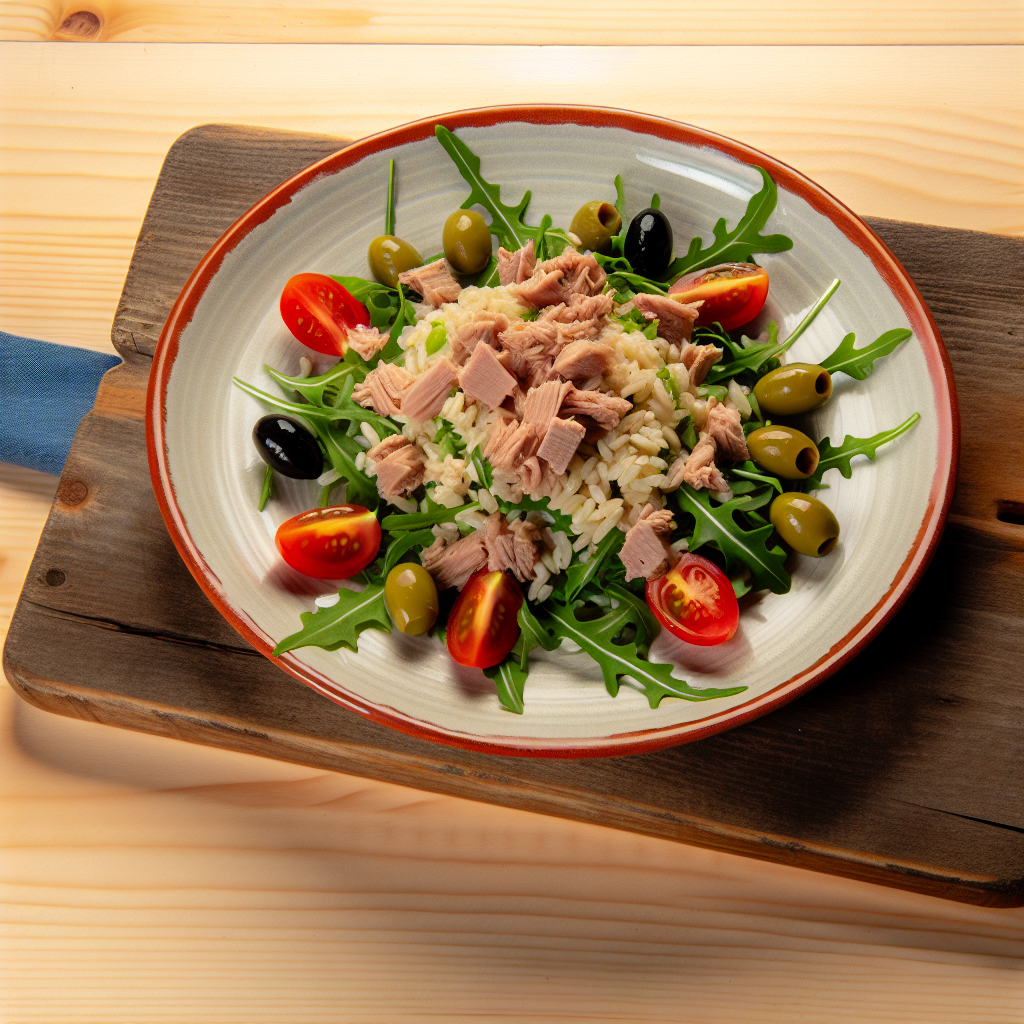 Insalata di Riso con Tonno e Rucola: Ricetta Fresca e Saporita per l'Estate 1 Insalata di Riso con Tonno e Rucola: Ricetta Fresca e Saporita per l'Estate