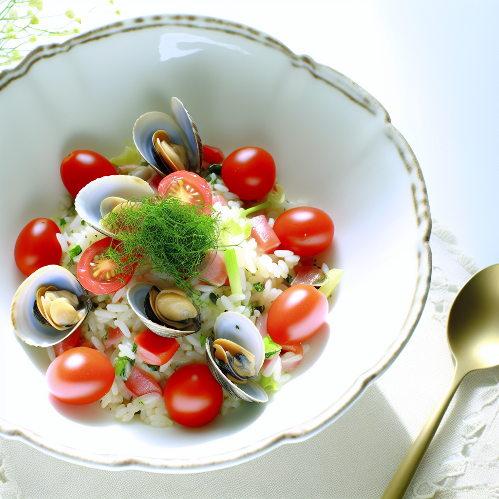 Insalata di Riso con Vongole e Pomodorini: Ricetta Fresca e Gustosa per Estate 1 Insalata di Riso con Vongole e Pomodorini: Ricetta Fresca e Gustosa per Estate