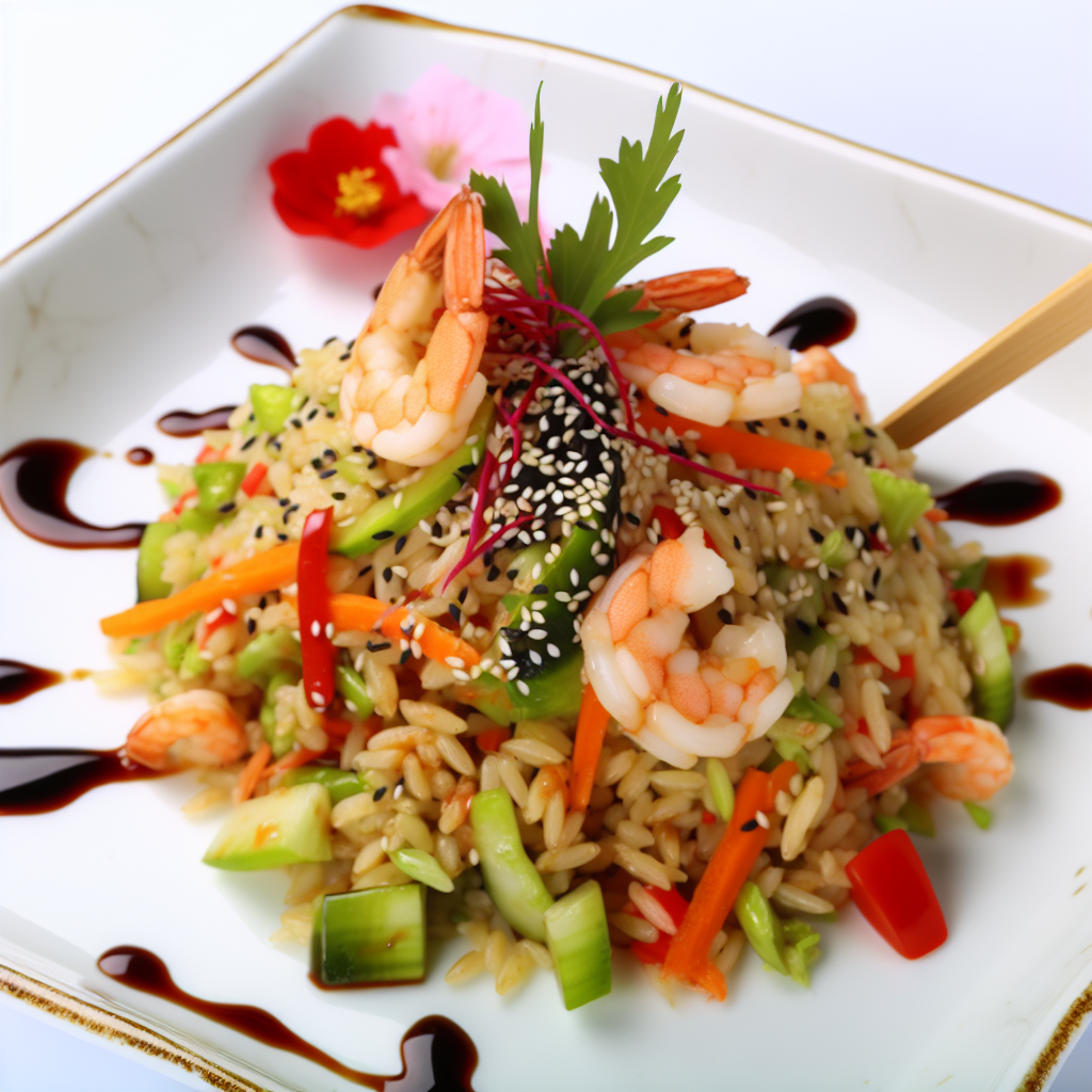 Insalata di Riso Orientale con Salsa di Soia: Ricetta Facile e Gustosa 1 Insalata di Riso Orientale con Salsa di Soia: Ricetta Facile e Gustosa