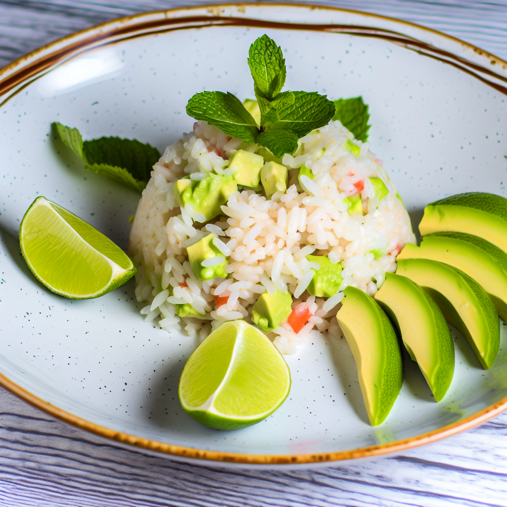 Riso Freddo con Avocado e Lime: Un'Insalata Fresca e Gustosa per l'Estate 1 Riso Freddo con Avocado e Lime: Un'Insalata Fresca e Gustosa per l'Estate