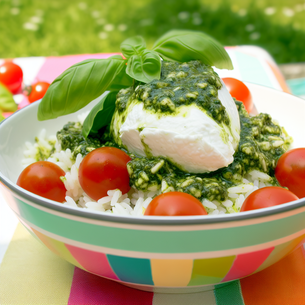 Riso Freddo con Burrata e Pesto: La Ricetta Estiva Perfetta 1 Riso Freddo con Burrata e Pesto: La Ricetta Estiva Perfetta