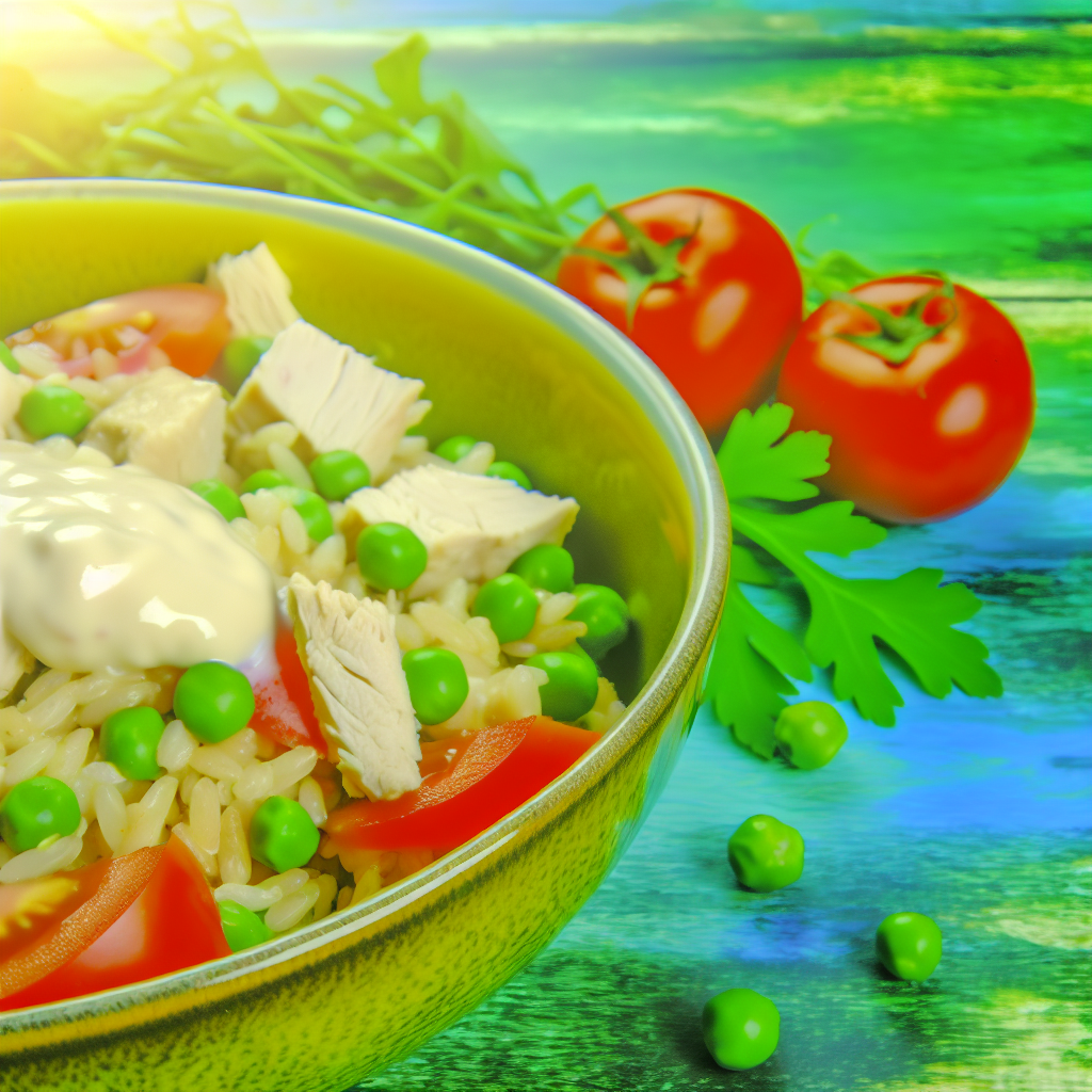 Riso Freddo con Pollo e Maionese: Ricetta Fresca e Facile da Preparare 1 Riso Freddo con Pollo e Maionese: Ricetta Fresca e Facile da Preparare