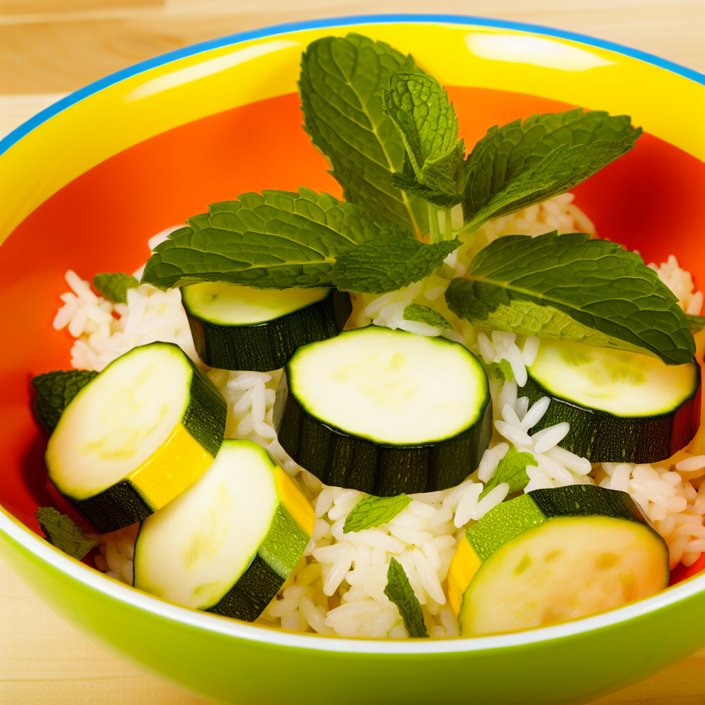 Riso Freddo con Zucchine alla Menta: Un Piatto Fresco e Saporito per l'Estate 1 Riso Freddo con Zucchine alla Menta: Un Piatto Fresco e Saporito per l'Estate
