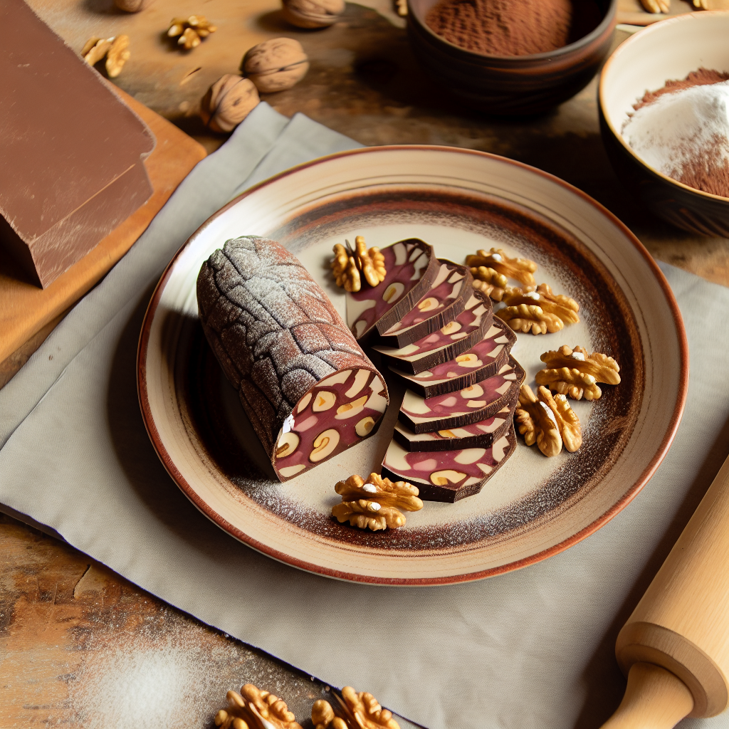 Salame di Cioccolato: La Ricetta Originale per un Dolce Irresistibile 1 Salame di Cioccolato: La Ricetta Originale per un Dolce Irresistibile