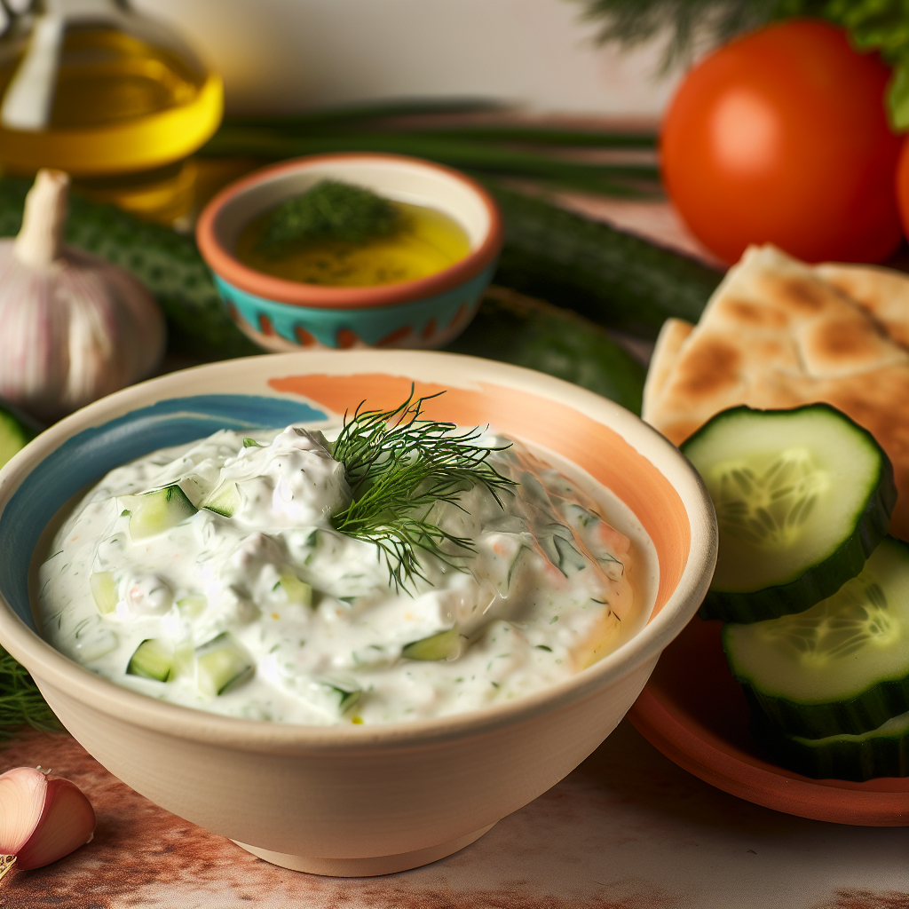Salsa Tzatziki: La Ricetta Autentica per un Condimento Fresco e Gustoso 1 Salsa Tzatziki: La Ricetta Autentica per un Condimento Fresco e Gustoso