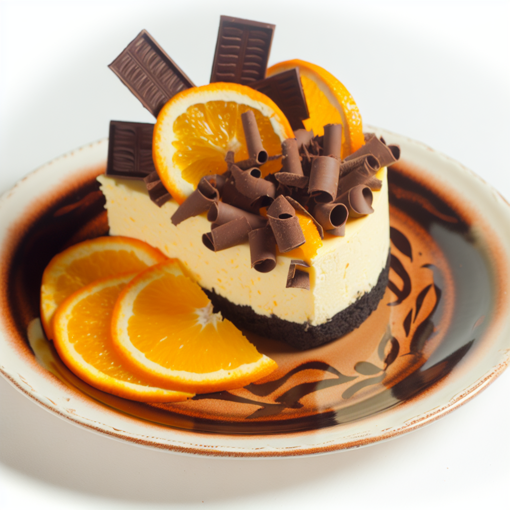Deliziosa Cheesecake al Cioccolato e Arancia: Una Dolce Tentazione! 1 Deliziosa Cheesecake al Cioccolato e Arancia: Una Dolce Tentazione!