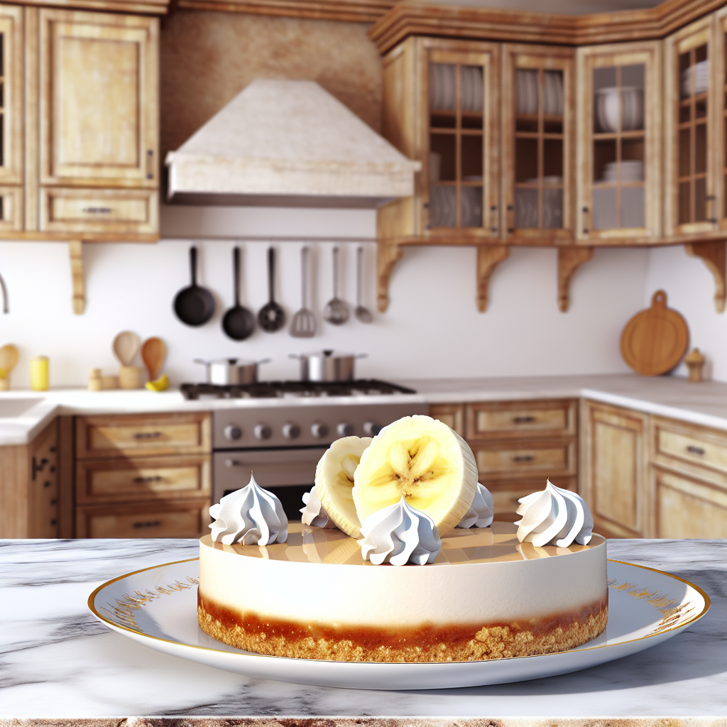 Deliziosa Cheesecake alla Banana: Ricetta Facile e Veloce 1 Deliziosa Cheesecake alla Banana: Ricetta Facile e Veloce