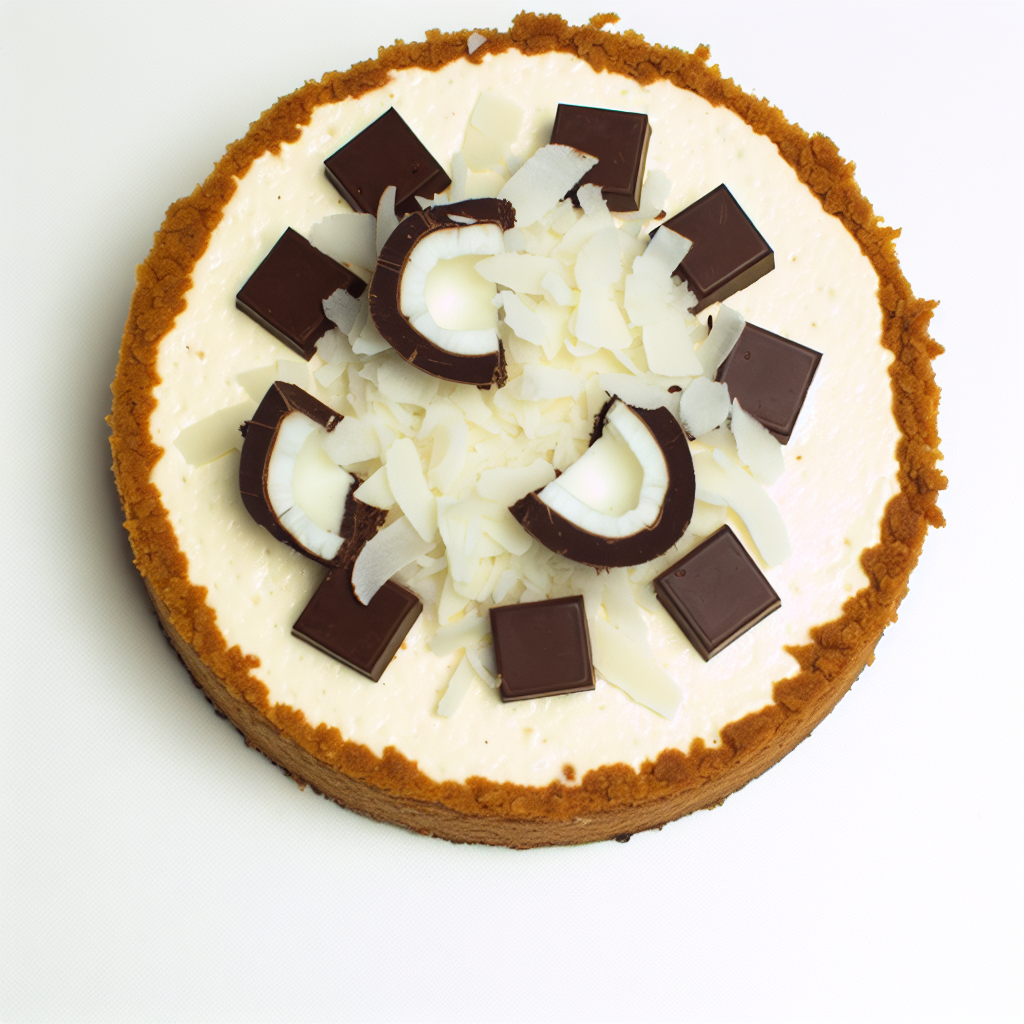 Cheesecake Bounty: La Ricetta Deliziosa per gli Amanti del Cocco e del Cioccolato! 1 Cheesecake Bounty: La Ricetta Deliziosa per gli Amanti del Cocco e del Cioccolato!