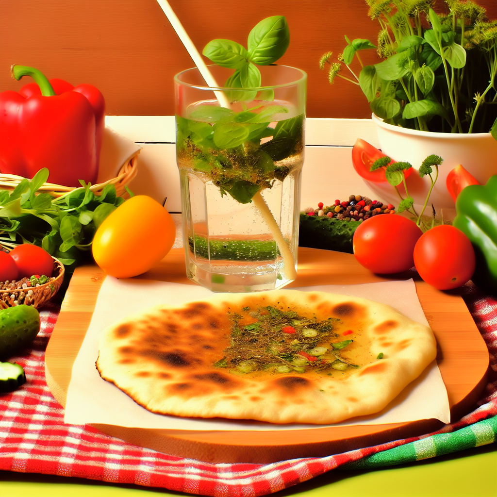 Piadina Fatta in Casa con Acqua Aromatizzata alle Erbe: La Ricetta Perfetta! 1 Piadina Fatta in Casa con Acqua Aromatizzata alle Erbe: La Ricetta Perfetta!