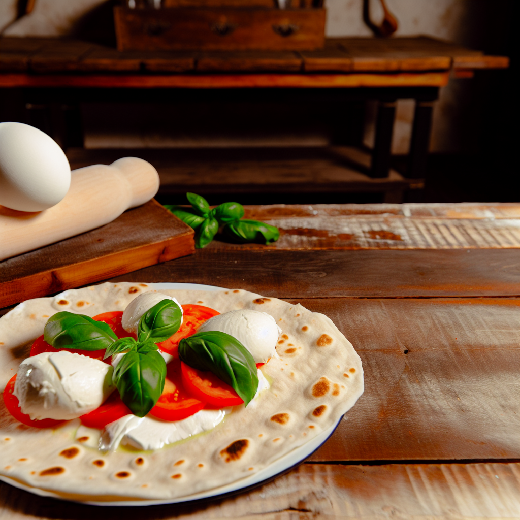 Piadina con Mozzarella Frullata: Ricetta Facile e Gustosa 1 Piadina con Mozzarella Frullata: Ricetta Facile e Gustosa