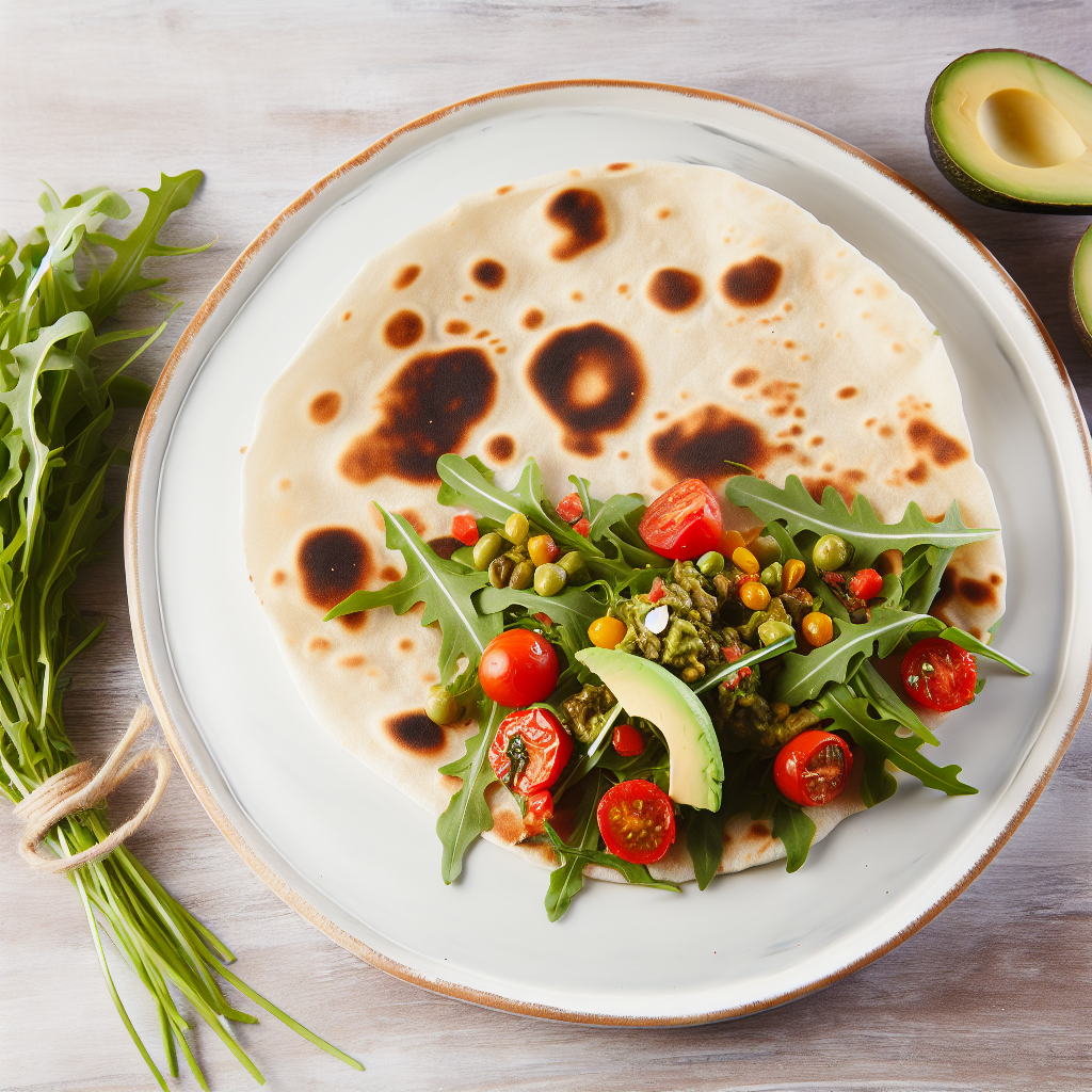 Piadina Gourmet con Proteine Vegetali Isolate: Ricetta Semplice e Salutare 1 Piadina Gourmet con Proteine Vegetali Isolate: Ricetta Semplice e Salutare
