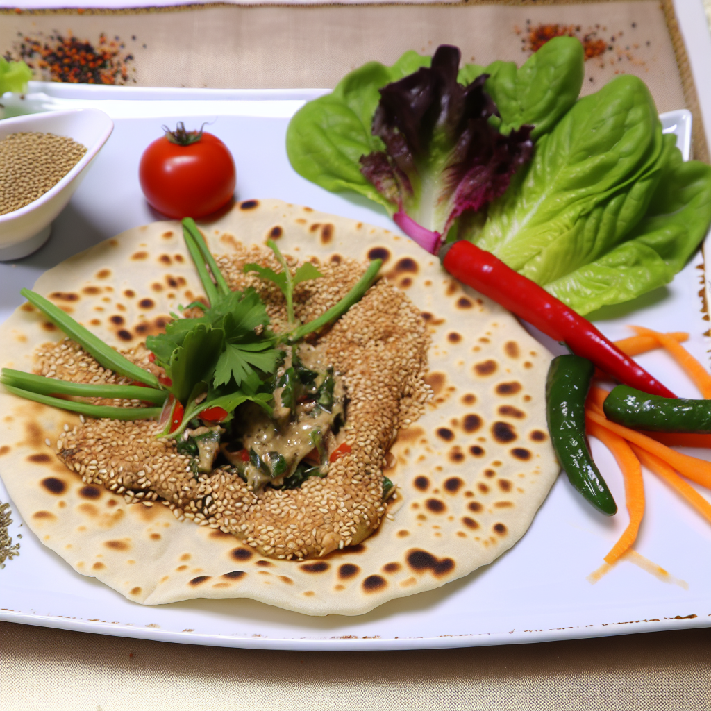 Piadina Gourmet: Ricetta Facile con Semi di Sesamo e Tahina 1 Piadina Gourmet: Ricetta Facile con Semi di Sesamo e Tahina