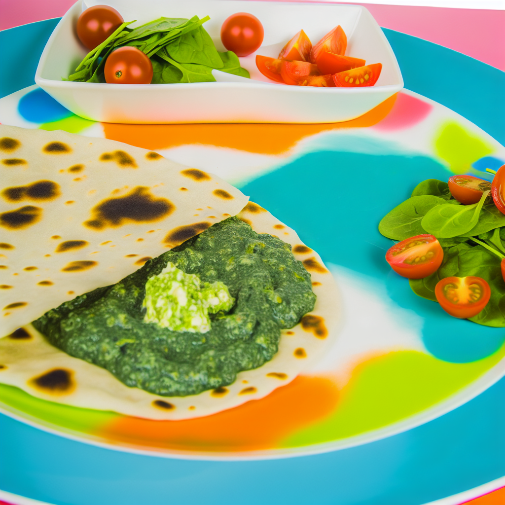 Piadina con Spinaci Frullati: La Ricetta Facile per un Pasto Sano e Gustoso 1 Piadina con Spinaci Frullati: La Ricetta Facile per un Pasto Sano e Gustoso