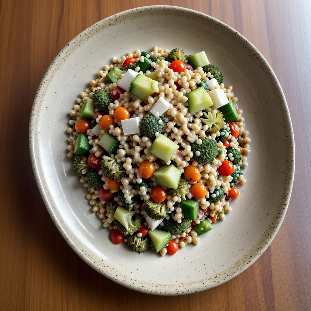 Ricetta Fregola Sarda con Zenzero e Verdure Croccanti: un piatto esotico e gustoso! 1 foodblog 1749030112